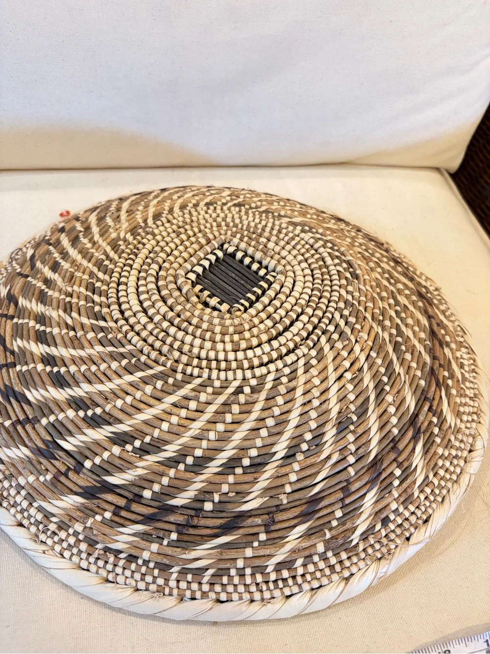 NEW African Woven Basket. Tonga people of Zambia 14” Across